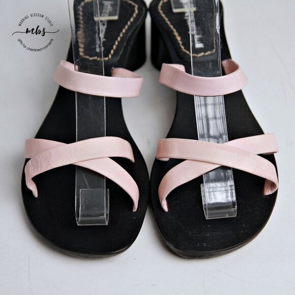 NWOT Jeffrey Campbell Roza Leather Slide Sandals - Picture 9 of 14